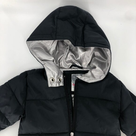 Kensiegirl Long Sleeve Hooded Puffer Jacket Size 4 - Picture 3 of 7